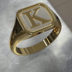 Anel Masculino - Ouro 18k